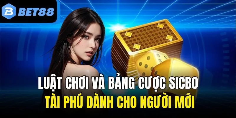 Luật chơi và bảng cược Sicbo tài phú dành cho người mới