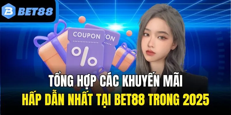 Tổng hợp các khuyến mãi hấp dẫn nhất tại Bet88 trong 2025